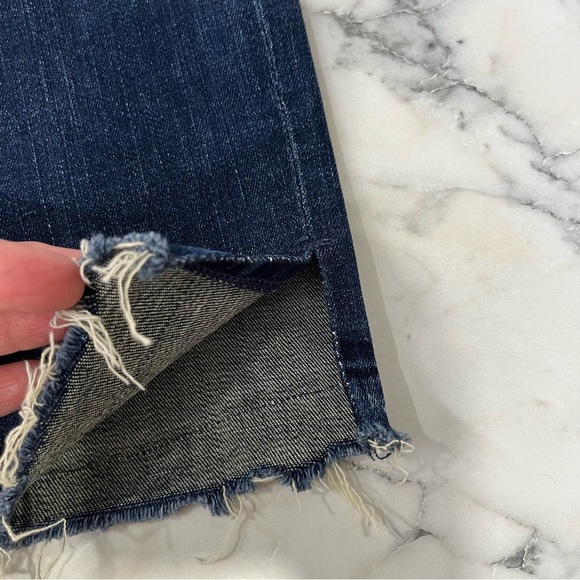 Citizens of Humanity rocket crop high rise skinny jeans raw hem size 26 - Picture 8 of 12